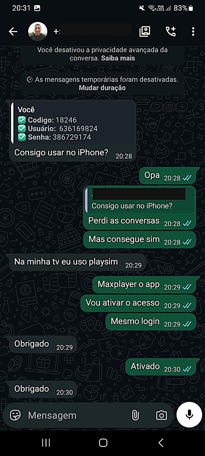 Depoimento cliente
