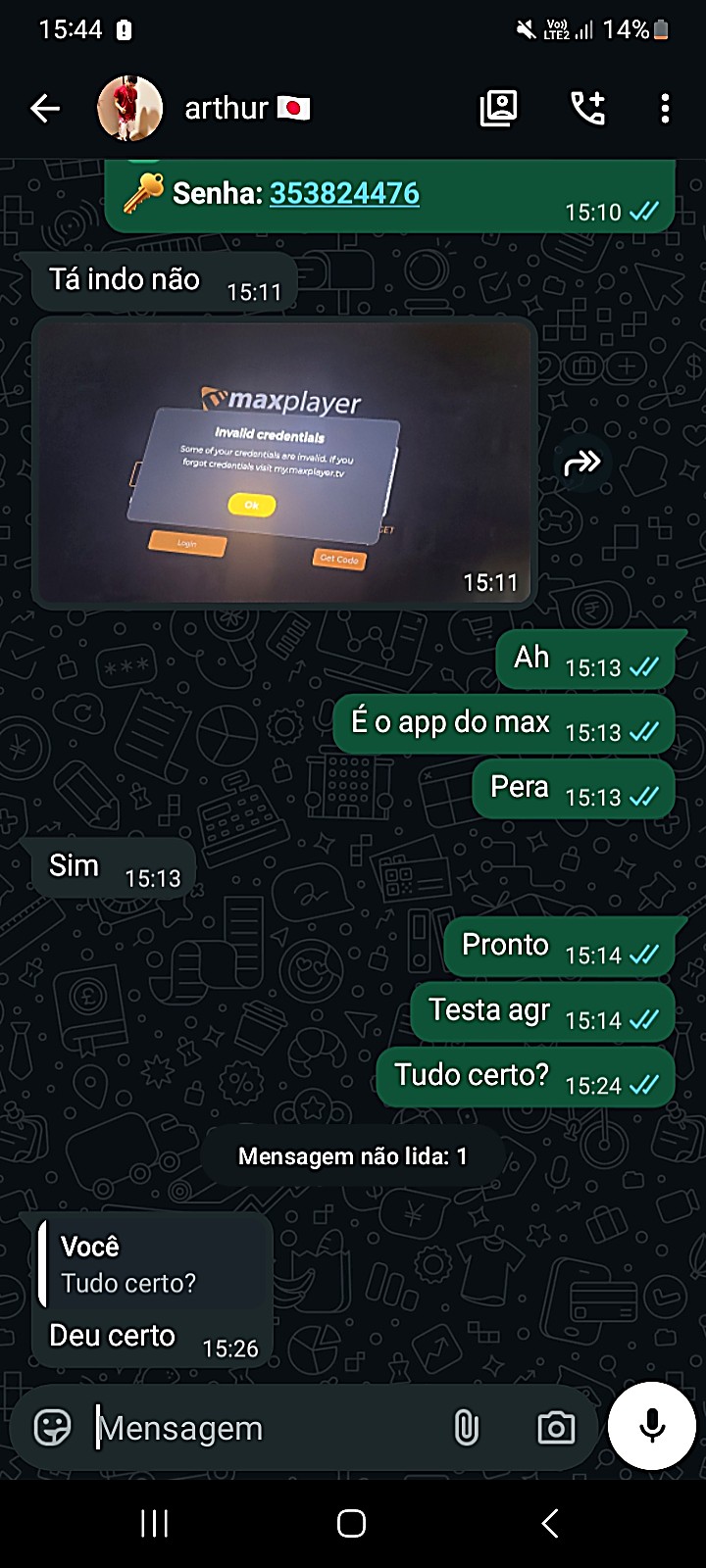 Depoimento Arthur